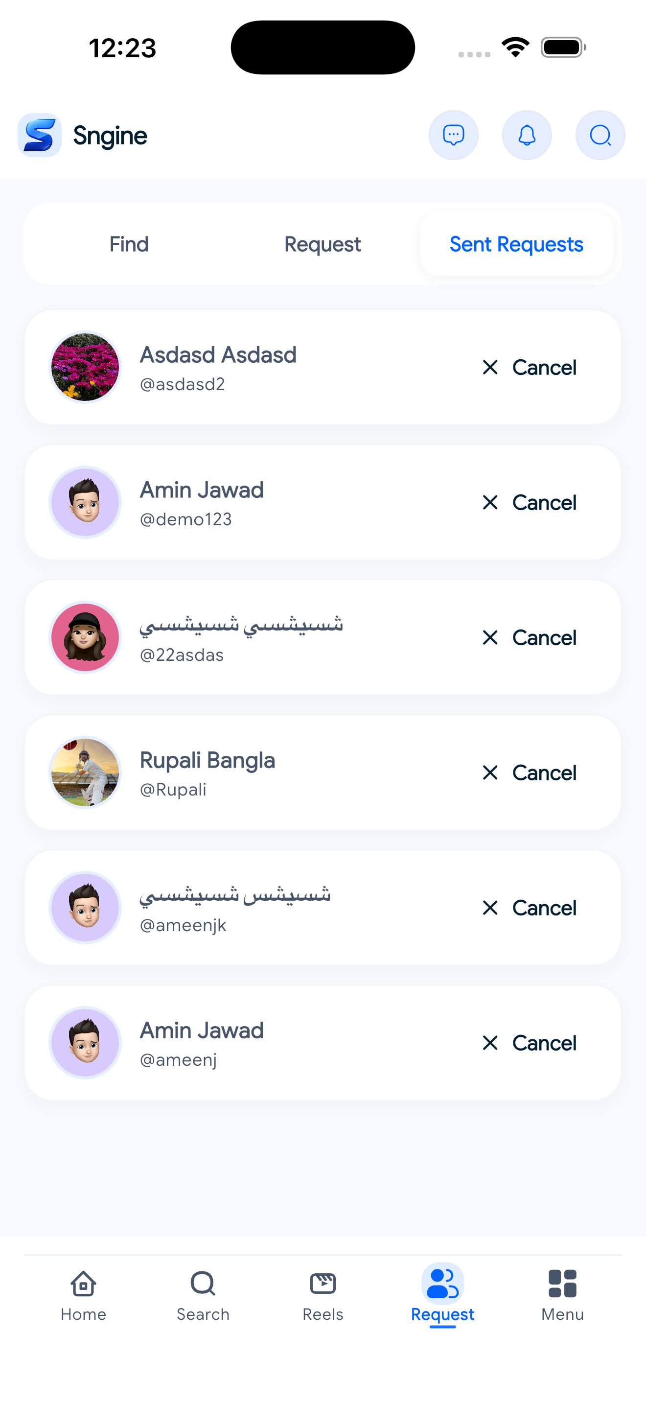 Sngine Timeline – Flutter Social Networking App (Android & iOS) mobile preview